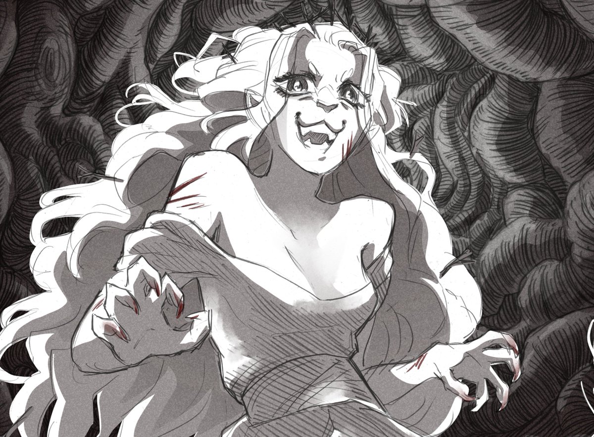 longquiets's tweet photo. i mean this in both a lesbian way and an artistic appreciation way, abby howard draws breasts really well 👍 https://t.co/uYFeSuEC2j