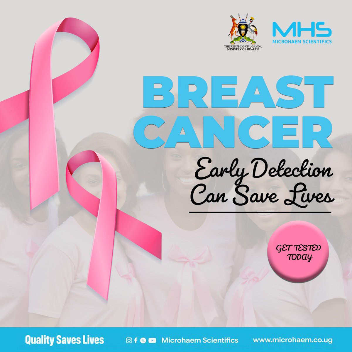 Microhaem's tweet photo. 🎗️ Awareness today. Timely care. Hope for tomorrow.

This #BreastCancerAwareness Month, @Microhaem Scientifics Ltd stands with individuals, families and communities to champion awareness and early detection.

Know your breasts. Seek medical advice about unusual changes and discuss appropriate screening with a qualified #health professional.
 
Together, let’s encourage timely care and support everyone affected by breast cancer.

Learn more from @WHO: https://t.co/MqdvPeeYWn

#Microhaem #BreastCancerAwarenessMonth #PinkOctober