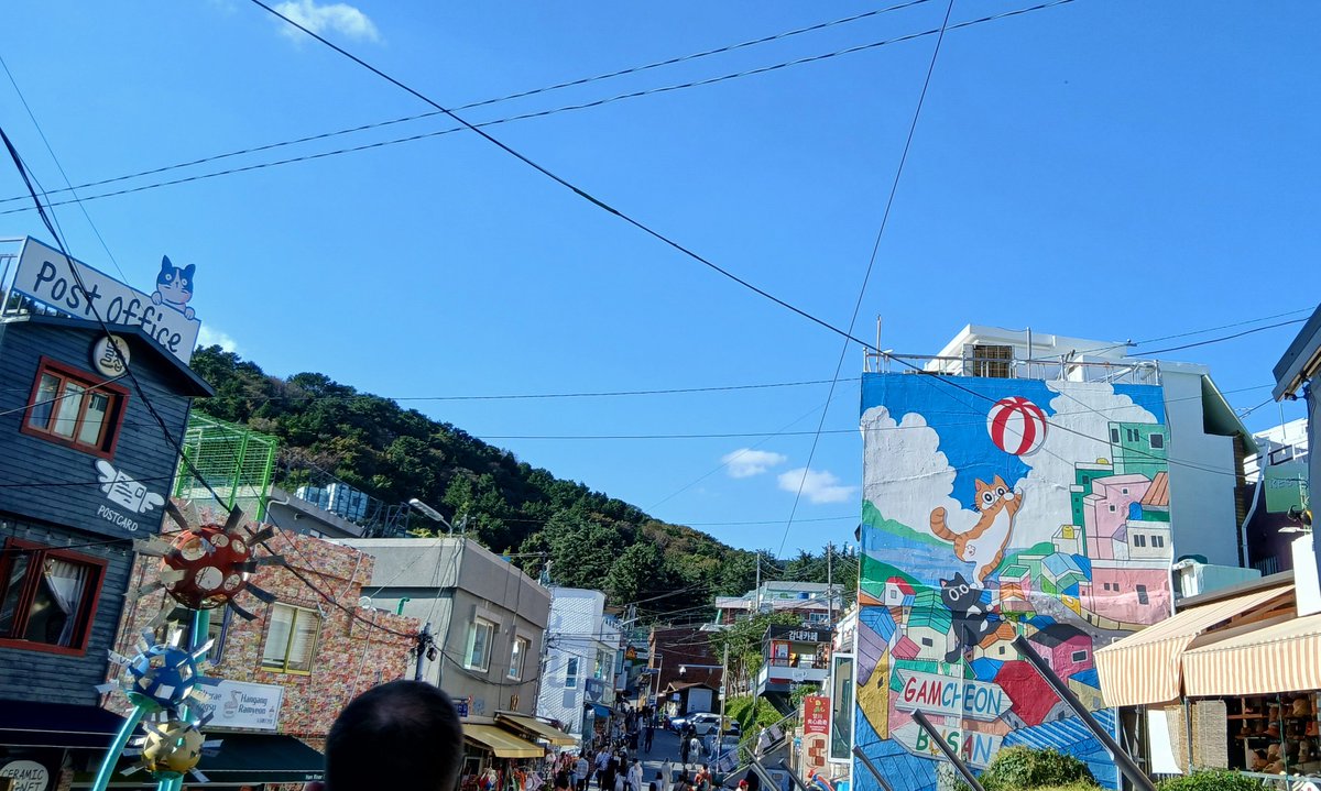 sae_daf's tweet photo. 甘川文化村＼(^-^)／ https://t.co/HyA8Y6xbin
