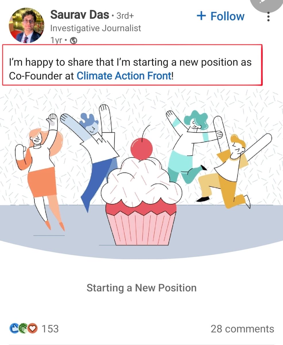 VijayGajeraO's tweet photo. Ask this fraud @SauravDassss what the climate action front he co-founded is.
Where is it registered, and who are the clients?

He will run away and block you. https://t.co/9AA25CQhd1