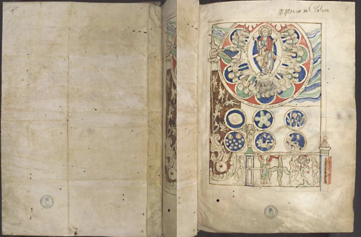 Einarbaldvii's tweet photo. "Humanity, take a good look at yourself. Inside you've got heaven and earth, and all of creation. You are a world — everything is hidden in you."

Liber Scivias by St. Hildegard von Bingen. https://t.co/Qt0mh2bmIZ