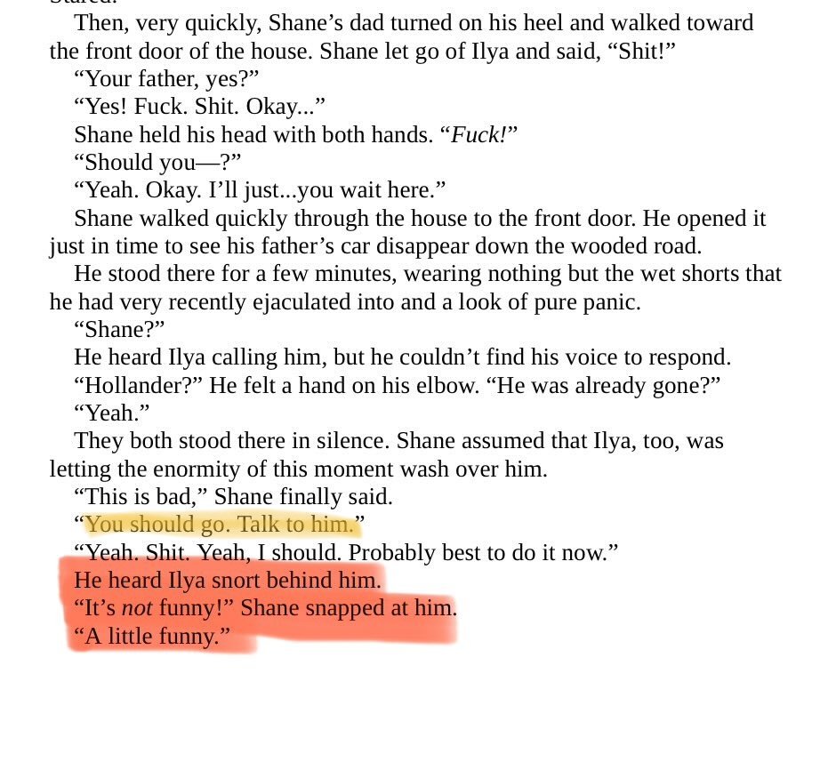 rizzanov24's tweet photo. 1)is the ability to read is fading into oblivion? 
2) this is a normal reaction  when your partner is freaking out - you don't want to worry them even more but rather lighten the mood https://t.co/7TaPaS1vT3