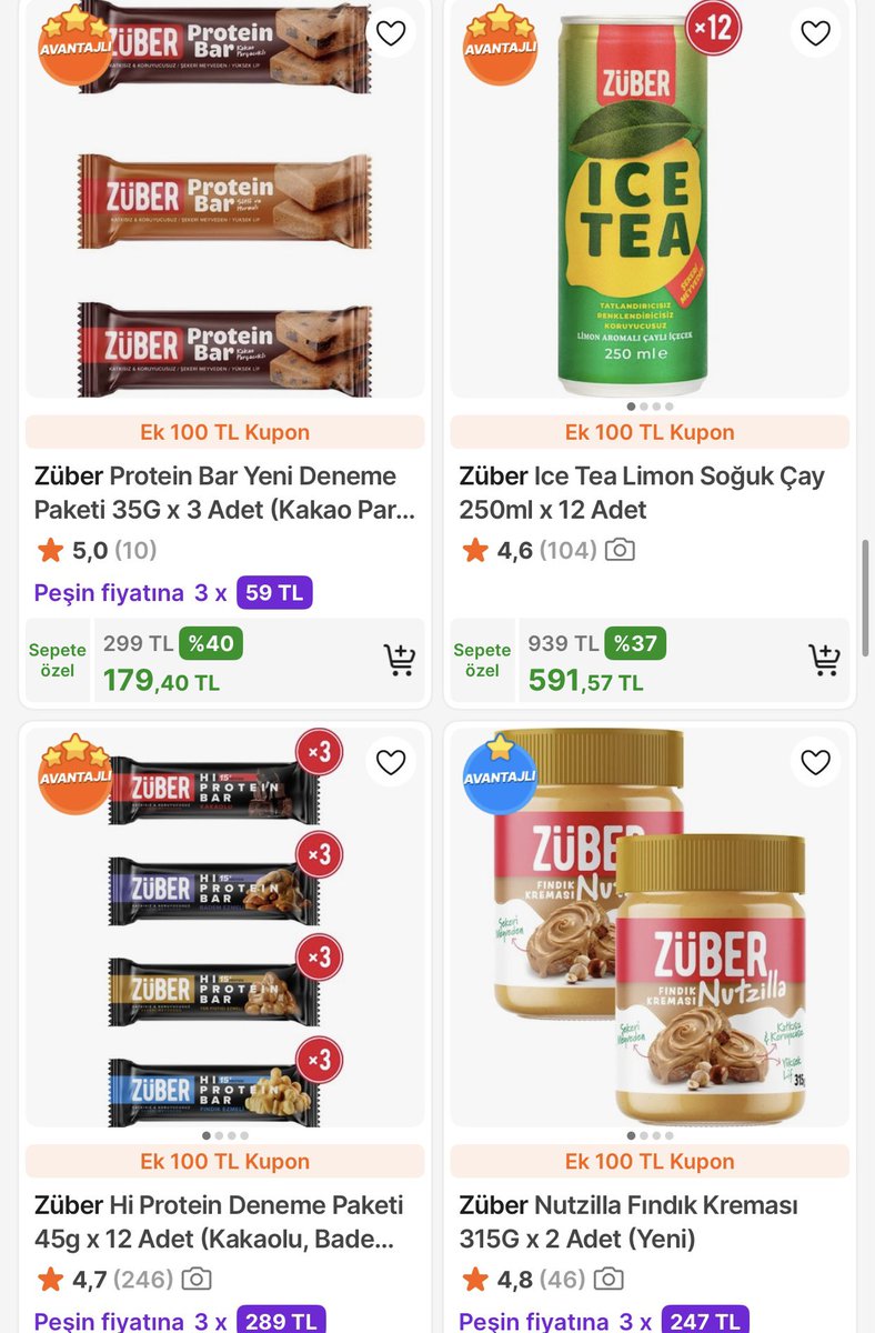 arsiv1X's tweet photo. Züber tüm ürünlerde %40 indirim var 1500 TL alışverişte ek 200 TL indirim oluyor 🤩

https://t.co/bcPkAxrrJD

#tanıtım https://t.co/oJVIYtLQsJ