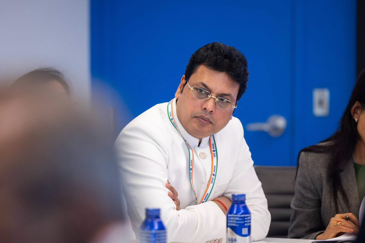 BjpBiplab's tweet photo. Interacted with Ms. @kanniwignaraja , UN Assistant Secretary-General and Regional Director for Asia and the Pacific at @UNDP , along with fellow MPs at the UN Headquarters in New York. She appreciated the visionary leadership of Hon’ble PM Shri @NarendraModi Ji and the spirit of “Sabka Saath, Sabka Vikas.”

We also shared and discussed India’s roadmap towards Viksit Bharat @2047.