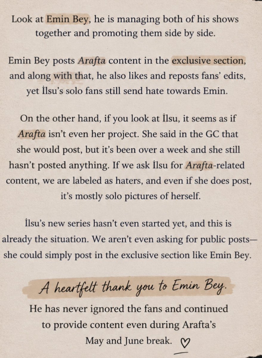 lostinemsu23's tweet photo. I'm not a hater or a solo fan, this is just my opinion #arafta #EminGünenç #IlsuDemirçi https://t.co/EDhmZwpKJc