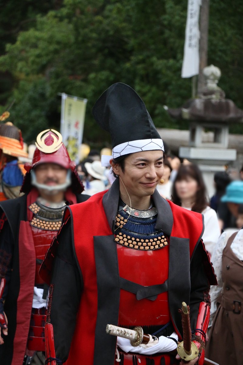 shio_batts2's tweet photo. 荘内大祭　酒井忠次役のスペシャルゲスト
和田琢磨さん　③

#荘内大祭
#和田琢磨
#わだっくま https://t.co/eI3RdZ5Stk