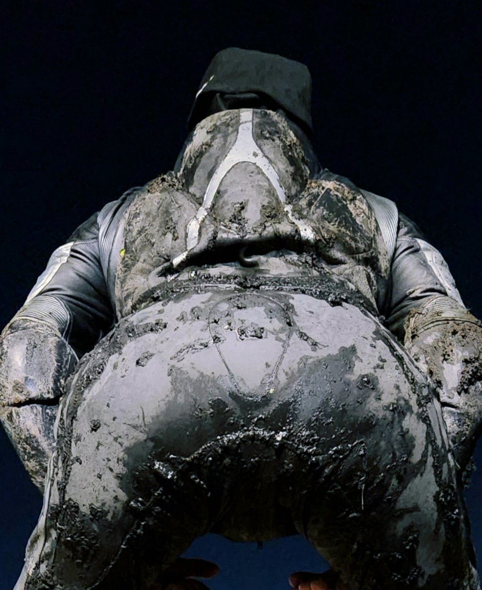 PervyBikerzCA's tweet photo. After extended unavailability my fave mud spot is back in action. I celebrated by pissing my #dainese #tage race suit and diving in the thick black stinky goey mud. https://t.co/iJYWCawujk