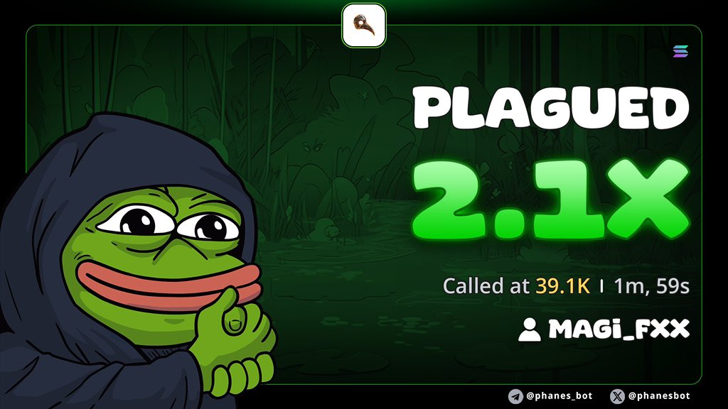 MAGIC_FXX's tweet photo. 2.1x profit on $PLAGUED

FKVyaQMZsxwSEn1VMoZjFBhFieQdM4jXYkbQkj5Xpump https://t.co/x4zQPUMZ3d