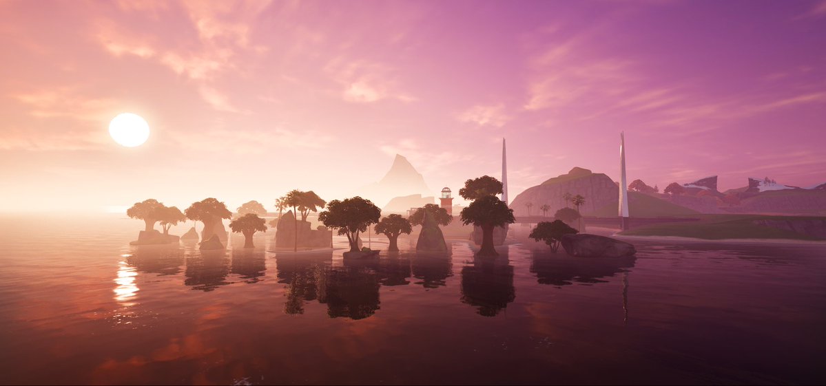bluemanprojects's tweet photo. This is going to be Sandy Suburbs, a quiet town based in the tropical section of the island. This is maybe one of my favorite environmental designs so far!!

#uefn #madeinfortnite #fortography #fortnite https://t.co/zuBMUpGGLd