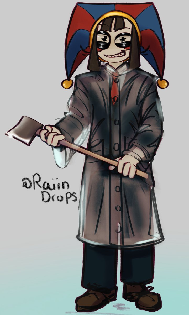 DropsRaiin's tweet photo. Day 5, in suits yaaay- I hate pomni today..BUT I LOVE RAGATHAAA RAAHHH!!!! Also there are two pomnis cause I hate the colored one so I tried to make up for it but ehh..
#jesdolltobr #ragapom #jesterdoll https://t.co/pI5oqlEuW4