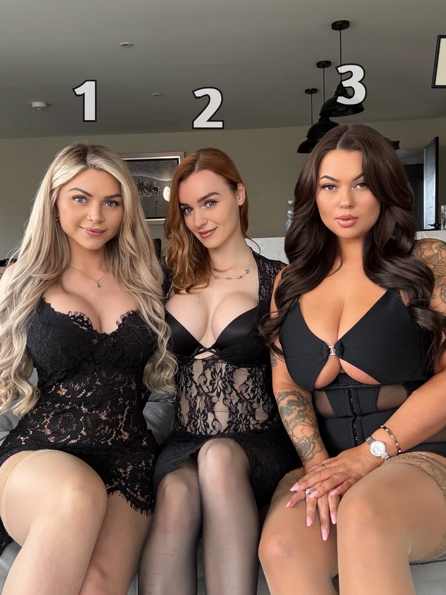 lostwithlily's tweet photo. Question for the guys! 🙋🏼‍♀️

one to kiss, one to bed, one to marry

comment which order you place us in? 👱🏻‍♀️👩🏻‍🦰👩🏻‍🦱 https://t.co/W7Ti9Pl3ez
