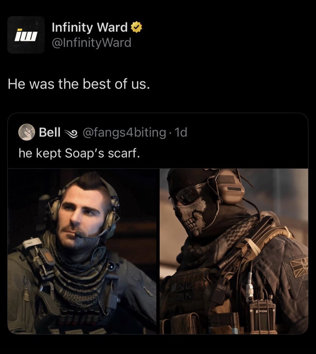 m0rtem0pus's tweet photo. the impact my post had on the GhostSoap community still haunts me https://t.co/0FWW2PKL87