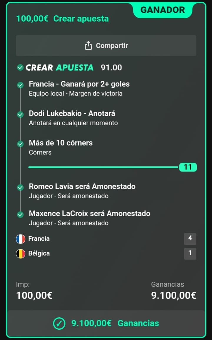 AlexESP_combis's tweet photo. Demasiado sencillita para la cuota que era

Hoy con el partido de España vamos a repetir exactamente lo mismo https://t.co/dGvQM4QHza