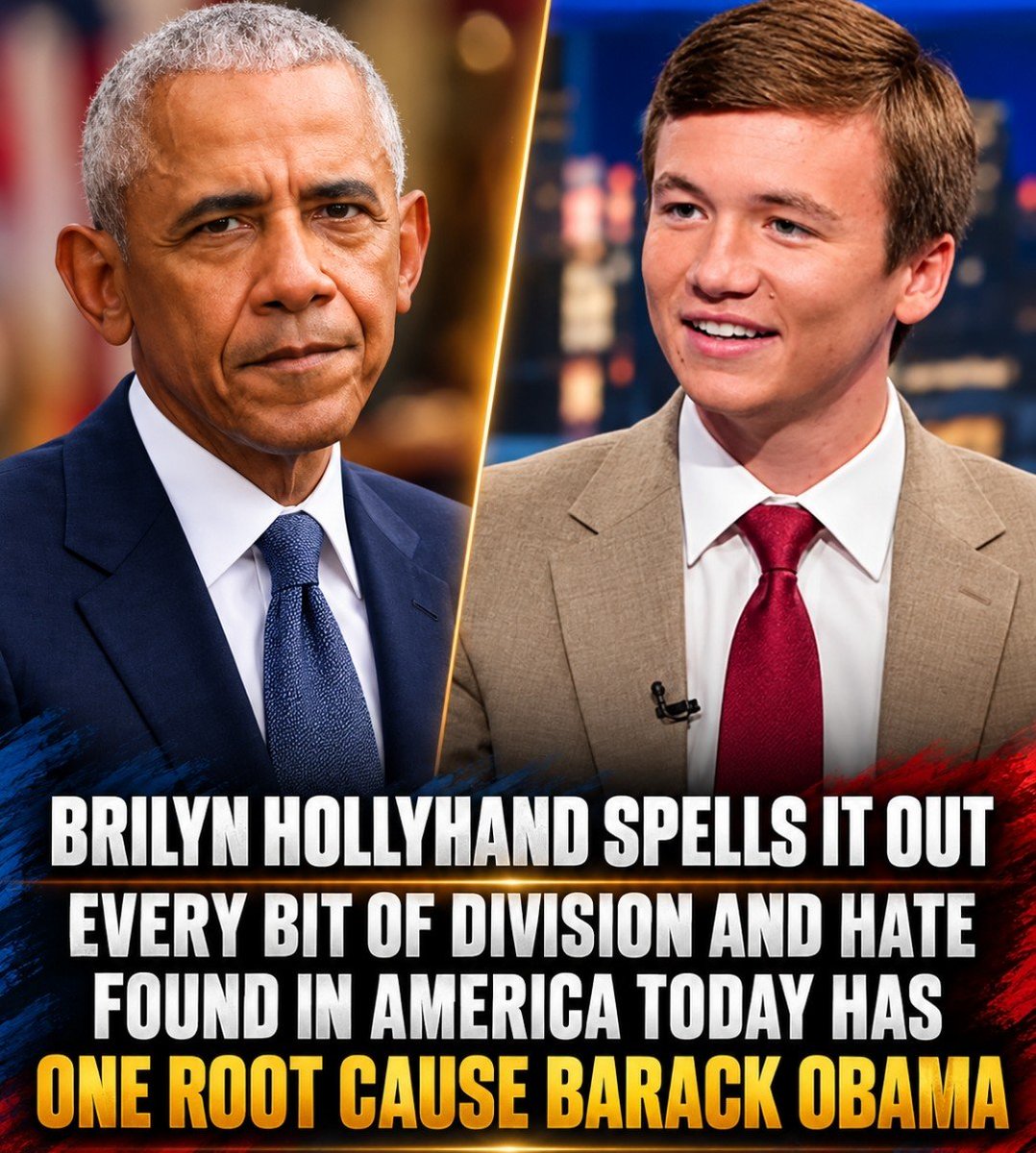 Malia_joo's tweet photo. Brilyn Hollyhand argues that Barack Obama’s political legacy has contributed to the division he sees in America today. https://t.co/ITkEWn44iW
