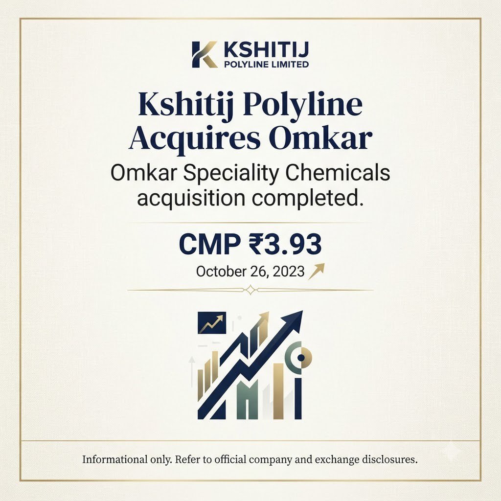 _ShivaM9's tweet photo. Kshitij Polyline CMP ₹3.93 — story ka next phase business execution par depend karega. Omkar acquisition, recycling expansion, plastics operations, relisting and debt reduction key areas to monitor. #Multibagger_Nse_Stock https://t.co/QR9hIBcQCA