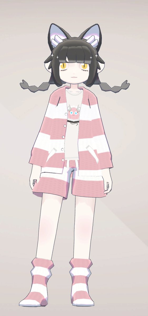 komaro_99's tweet photo. 可愛い寝巻きセットまとめて公開しました。
もこもこしてます。色変えもおすすめです。

上着:3814538030
短パン:3814538205
靴下:3814538329
Tシャツ:3814538907
#goghOnSteam https://t.co/g0B8XIDyBm
