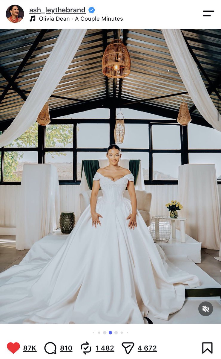 RetiredRichAunt's tweet photo. Ash-ley the Brand turned into Ash-ley the Bride 🤍💍🥹 I hope our gorgeous Makoti is ok today ☺️ https://t.co/5JXpPxLXbV
