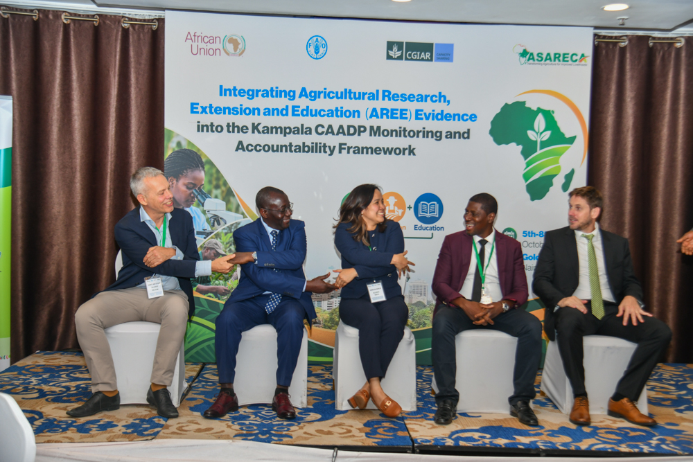 ASARECA's tweet photo. The Regional Capacity Gap Assessment Workshop (Oct 5–8) is underway in Nairobi, Kenya. Delegates including #ASTI and #CAADP national focal points alongside #NARS leaders from 15 member countries have convened to address structural gaps in human resources, data validation, institutional mandates, and inter-agency coordination.

Key Objectives:
👉Bridge the gap between national agricultural research systems and continental reporting.
👉Integrate Agricultural Research, Extension, and Education (AREE) evidence into the Kampala CAADP Monitoring and Accountability Framework to support the 2026–2035 Strategy.
👉Align research outputs directly with the 6 Kampala Strategic Objectives and 22 transformation targets.

Partnerships in action in this weeklong activity
👉ASARECA—Convening member states, fostering regional alignment, and leading joint action planning across Eastern and Central Africa.
👉FAO—Supplying technical guidance on agrifood data systems, indicator validation, and national policy dialogue.
👉CGIAR (Alliance Bioversity-CIAT)—Anchor for capacity intelligence, data analytics, and scaling mechanisms like the CapSha Accelerator.
👉AU-SAFGRAD: Structuring national evidence to feed directly into continental CAADP Biennial Review reporting and mutual accountability. #CAADP #AgrifoodSystems #ASTI #AREE #ASARECA #AgResearch #Nairobi2026!