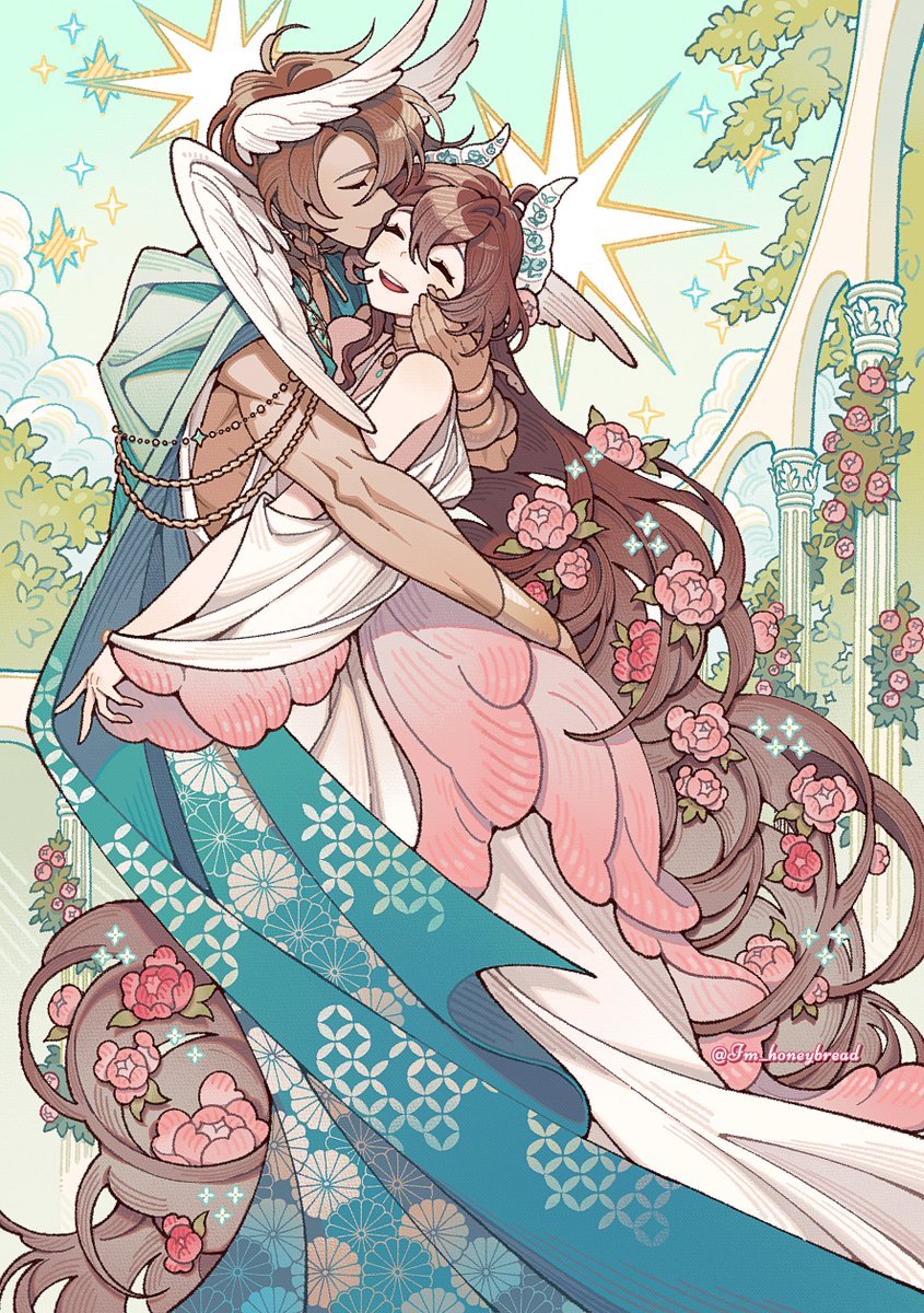 Im_honeybread's tweet photo. Commission🕊️🌷🩷 https://t.co/7DHDVNBeSJ