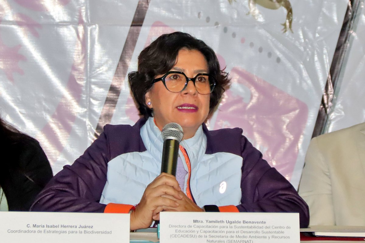 UNAI_mx's tweet photo. Gracias a la Mtra. Yamileth Ugalde, directora del CECADESU de @SEMARNAT_mx por su participación en el #ForoAxolotl y por la publicación del artículo “Axolotepetl: una nueva herramienta para conocer, cuidar y proteger al ajolote” en su sitio web. Léalo en: https://t.co/Py7fFG5Ilq https://t.co/PzGFPSe9e0