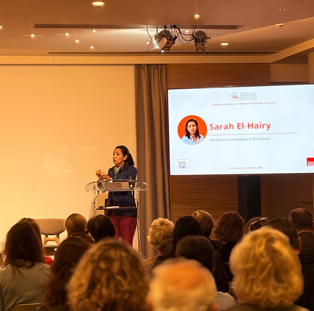 sarahelhairy's tweet photo. Soutenir l’emploi à domicile, c’est investir dans l’enfance ! Aux côtés du Syndicat des particuliers employeurs, je porte une conviction : des professionnels reconnus et formés, c’est un accueil de qualité pour nos #enfants et des familles mieux accompagnées. https://t.co/9JbFmVPGUk