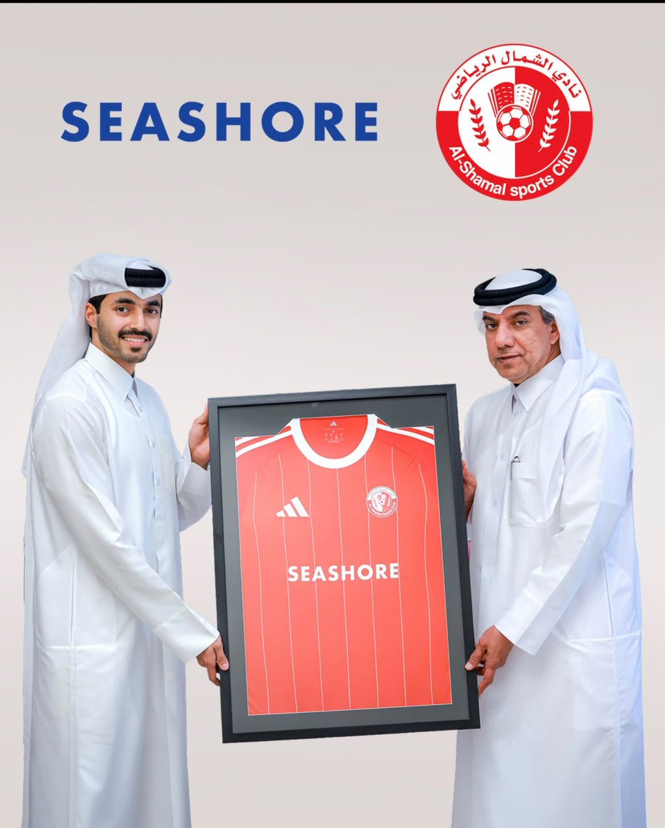 al_watanQatar's tweet photo. سيشور × الشمال | صناع الأثر .. شركاء النجاح
.
تعلن سيشور عن الاعلان عن شراكة مع نادي الشمال الرياضي، في خطوة تجمع بين الطموح المشترك، دعم الرياضة، وصناعة قيمة مستدامة تتجاوز حدود الملعب 🔵🔴
.
#Seashore #AlShamalSC #صناع_الأثر #شركاء_النجاح https://t.co/uYiLfPU8xX