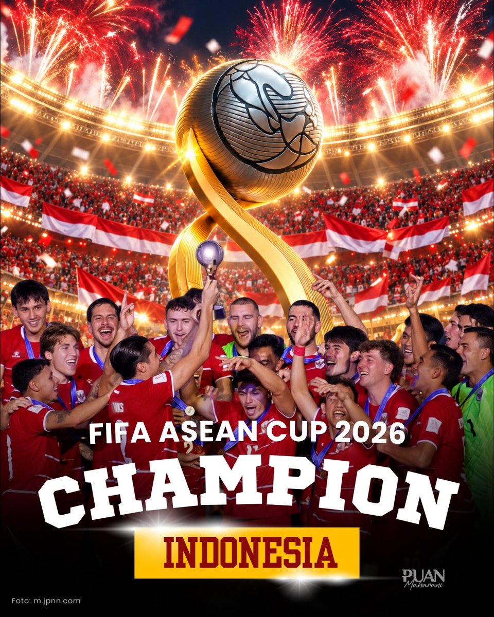 puanmaharani_ri's tweet photo. JUARAAA…! 🏆🏆🏆

Teruslah terbang tinggi, Garuda…
🇮🇩🇮🇩🇮🇩

#puanmaharani https://t.co/9Vg1Be0Nbu