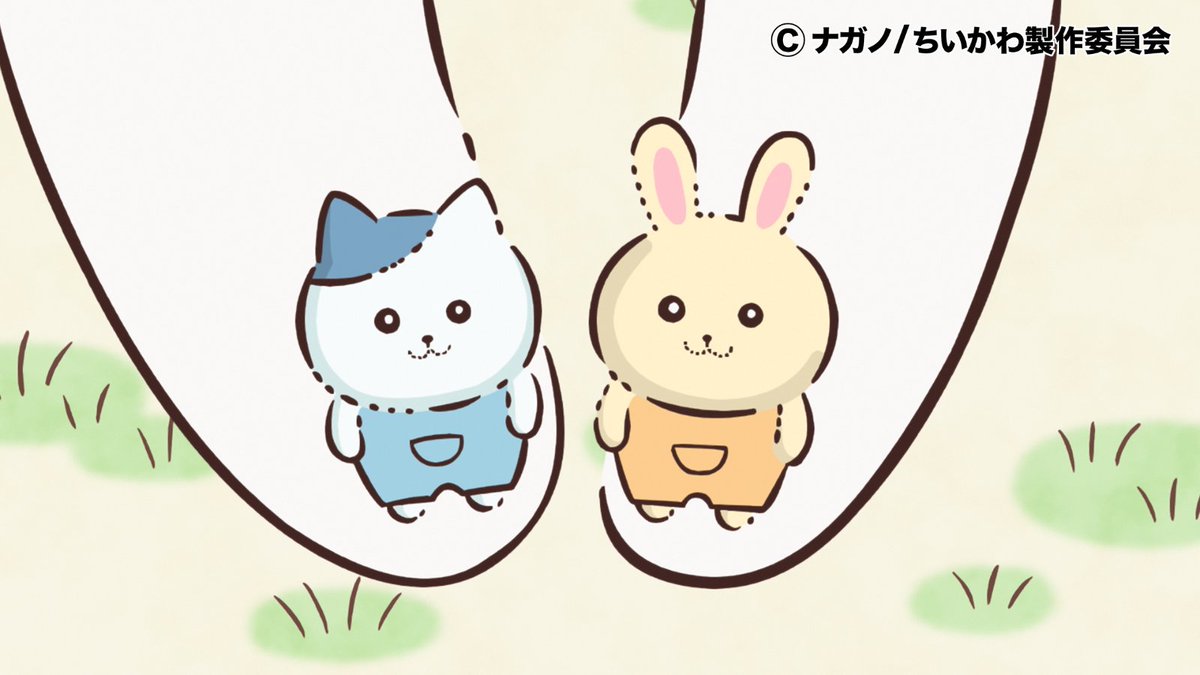 anime_chiikawa's tweet photo. 【✨1週間限定見逃し配信中✨】

第21話「なんとかバニア①」

ハチワレがちいかわとうさぎに小さな人形をプレゼント！
すると、そこに現れたのは…

▼YouTube
https://t.co/SC39bpT5Ke 

▼TVer
https://t.co/1BMGNtotE4 

#ちいかわ
#アニメちいかわ https://t.co/Th7uBLz0H5