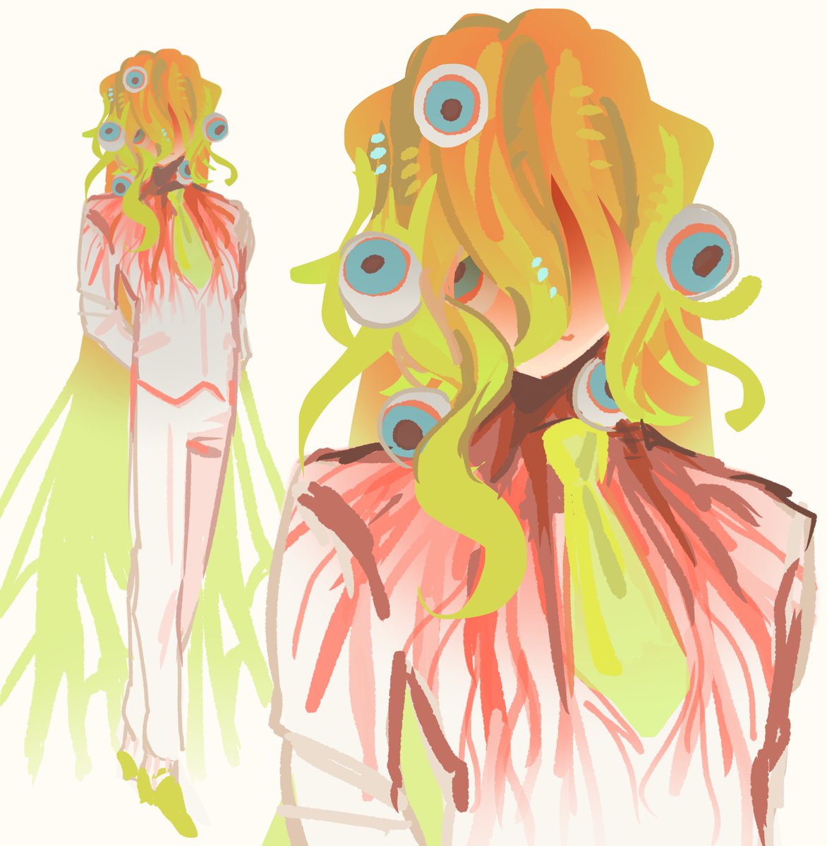 Leiterrak's tweet photo. I will not call his name thats so block fruit, call him BossFrog instead 
Anw should I draw him w Grox?

#FroggyDude #FroggyGrox #UltimateFroggy ???? https://t.co/vcw0ybAUQx