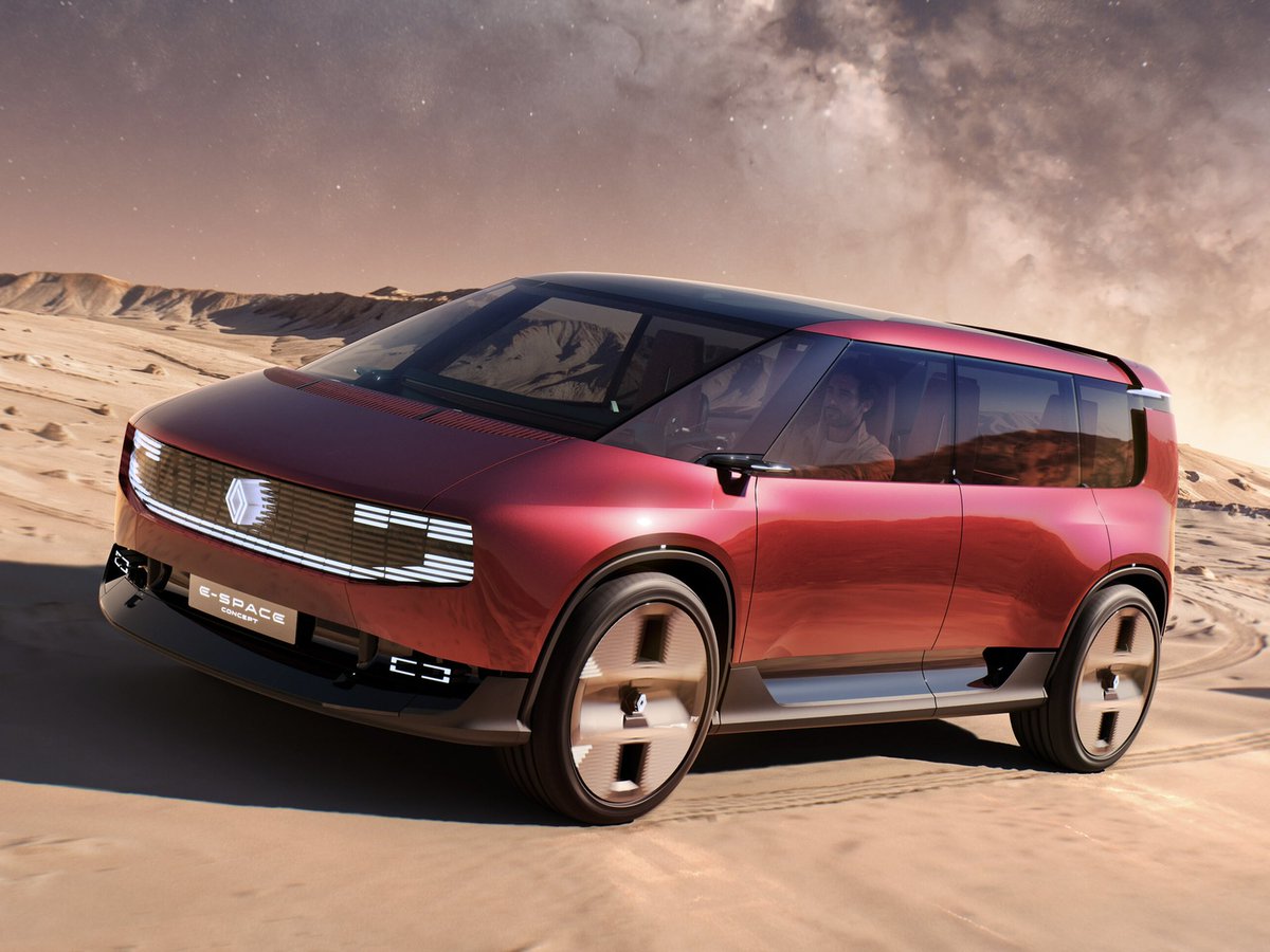 lerdvauto's tweet photo. 🇫🇷✨ Renault présente brièvement l’E-Space Concept et revient à l’esprit originel du monospace avec 6 places, 3 rangées et un plancher plat !

Un concept qui sera dévoilé en première mondiale au Mondial de l’Auto 2026. 👀

💬 Qu’en pensez-vous ?

#RenaultESpaceConcept https://t.co/rmEYuWJ3ej