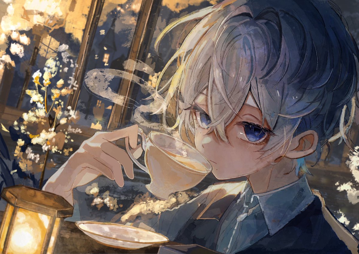 hinomiya1031's tweet photo. 夜のお茶会 #oc https://t.co/ZL7zTbBkoA