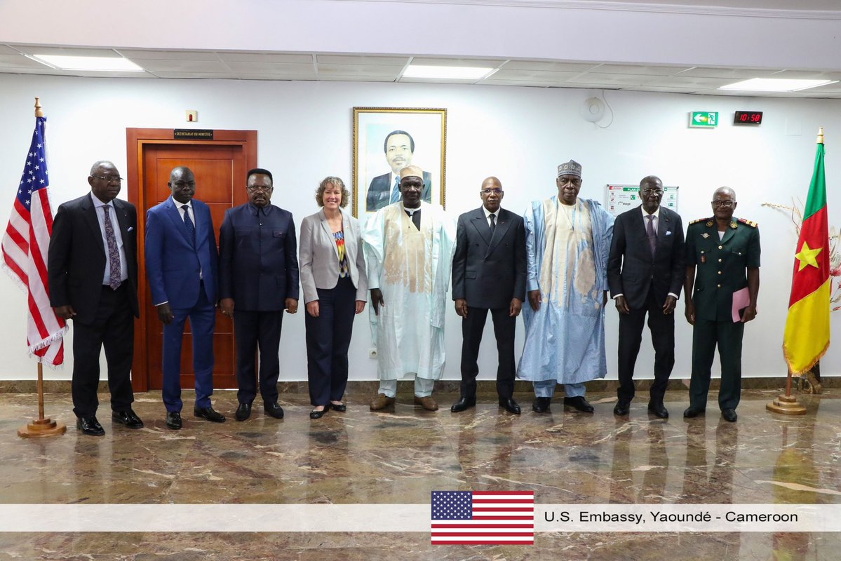 USEmbYaounde's tweet photo. Chargé d’Affaires, a.i. Brenda Soya joined the Ministry of Economy, Planning, and Regional Development to sign the Strategic Objective Agreement (SOAG) between the governments of the United States and Cameroon. 

The SOAG is the vital next step in implementing the bilateral health MOU signed between the two governments last year, as it enables the U.S. government to obligate funds and engage in direct funding to the Government of Cameroon.

Read the Chargé d’Affaires' remarks here 👉 https://t.co/OWqSPHUTsH

#HealthMou #Health
@minepat237