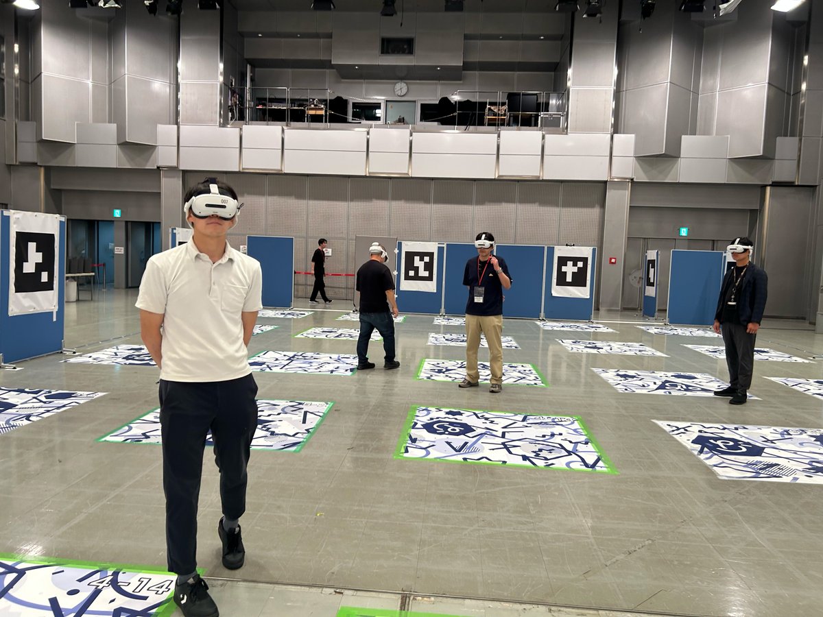 nobutabi_vr's tweet photo. 招待者限定ロケテスト、はじまりました👀
会場の様子を少しだけお見せします。

一見何もない空間ですが、VRゴーグルをつけた瞬間、「おぉ」と声が出ました！

#のぶたび #信長の野望 https://t.co/T3lf2Wu03B