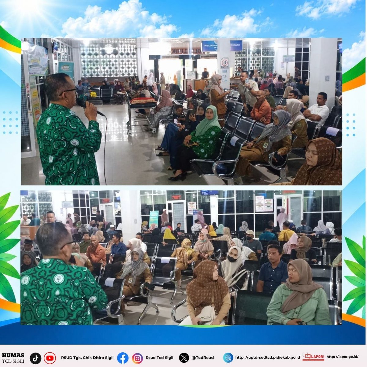 TcdRsud's tweet photo. Hari Kesehatan Jiwa sedunia Tahun 2026
World mental Health day
Ketahanan Jiwa, Kunci Indonesia Sehat
Dengan Topik 1. Gangguan Jiwa dan Tatalaksanaya. 2. Depresi pada Remaja
Pemateri 1 dr, Khairiadi, Sp.KJ
Pemateri 2 dr ErlinaYulia, M.Ked, Sp.KJ https://t.co/t5MvaxPvpe