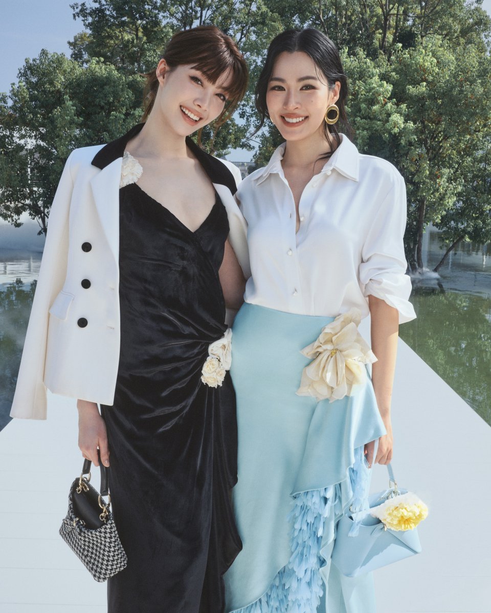 Dior's tweet photo. Dilraba Dilmurat, Yasmina El-Abd, Kornnaphat Sethratanapong, Sirilak Kwong, and Dree Hemingway at the Dior Summer 2027 Women’s show.

#DiorSummer27 https://t.co/kxgIWyhXsz