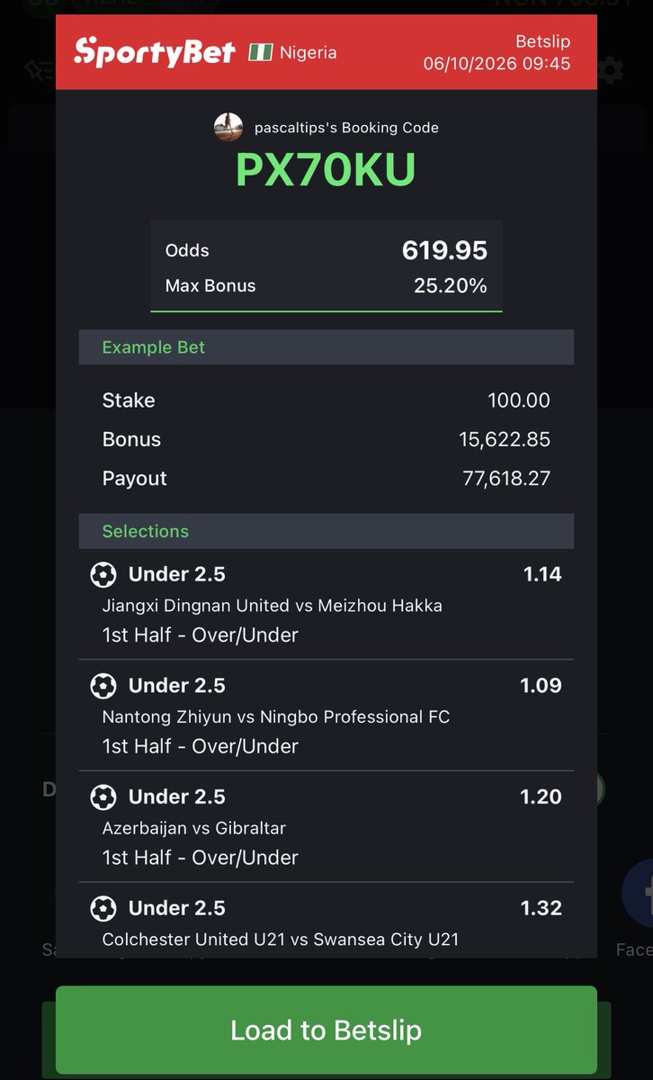 Itzpascal8's tweet photo. INVEST ON IT…!⚽️⚽️🔥🔥
YOU CAN FLEX IF POSSIBLE 💹💹
STAKE RESPONSIBLY🔞
REPOST, LIKE &amp; REPOST📌 https://t.co/9Uh2vKqZcO