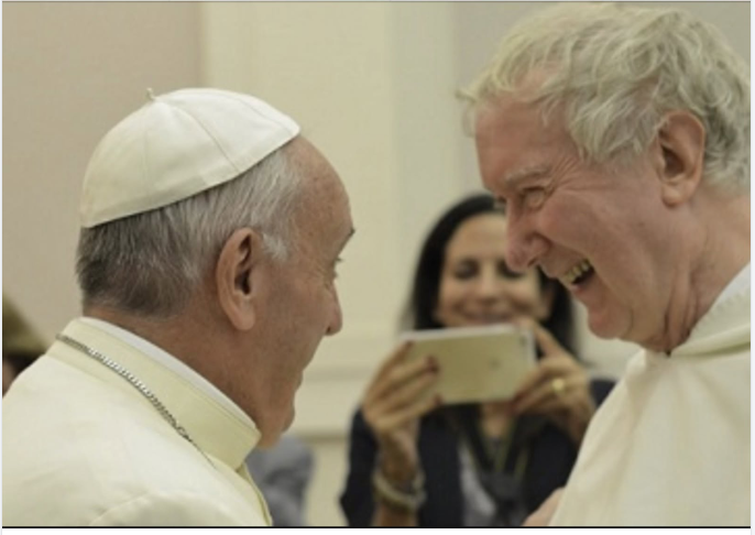 ProtecttheFaith's tweet photo. Two years ago

Jorge Bergoglio made militant LGBT advocate Timothy Radcliffe , OP, a cardinal

Cardinal-elect Radcliffe believes that homosexual sex can be 'eucharistic' and can be 'expressive of Christ’s self-gift.'

Fr. Radcliffe presented a submission to the Church of England’s Commission on Human Sexuality, published in the Report of the House of Bishops Working Group on Human Sexuality (Pilling Report,2013).

Here's an extract:  “How does all this bear on the question of gay sexuality? We cannot begin with the question of whether it is permitted or forbidden! We must ask what it means, and how far it is Eucharistic. Certainly it can be generous, vulnerable, tender, mutual and non-violent. So in many ways I think it can be expressive of Christ’s self-gift...We can also see how homosexuality can be expressive of mutual fidelity, a covenantal relationship in which two people bind themselves to each other for ever.”

The synodal churzh is not the Catholic Church