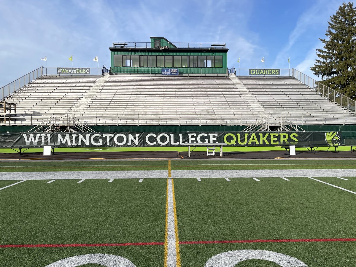 CoachKBurke3's tweet photo. Last night at practice, two thoughts kept running through my head.  First, we have great young men in our program.  Second, there is no place I’d rather be than Williams Stadium.  I love our players.  I love Wilmington college.  Living the dream every single day.

@DubC_Football https://t.co/xEOOcSXUVl