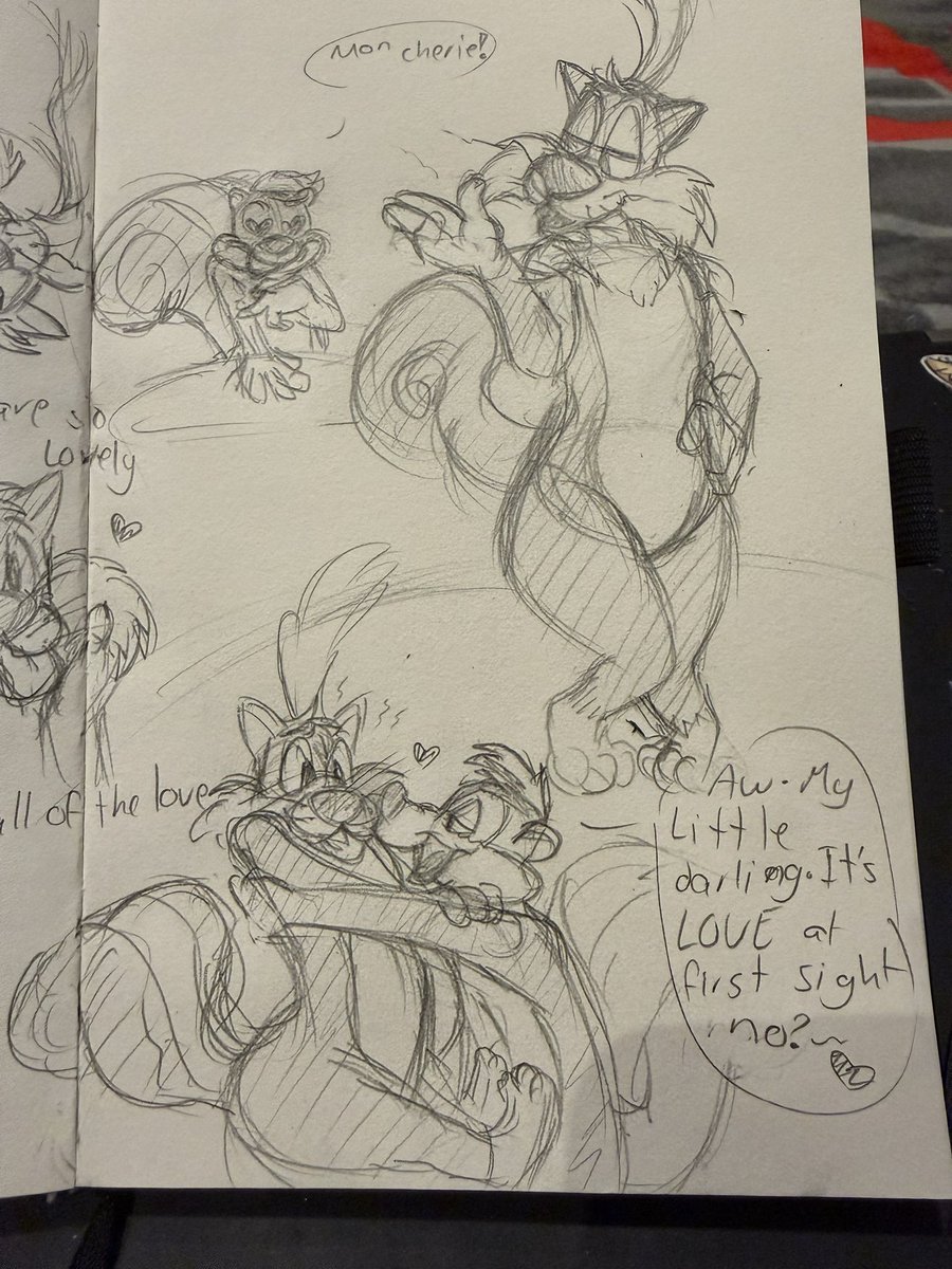 Ikinsatoritendo's tweet photo. I just……. I JUST HAD TO OKAY😭
#pevester #pepelepew #sylvester https://t.co/Qp0SIrOBwE