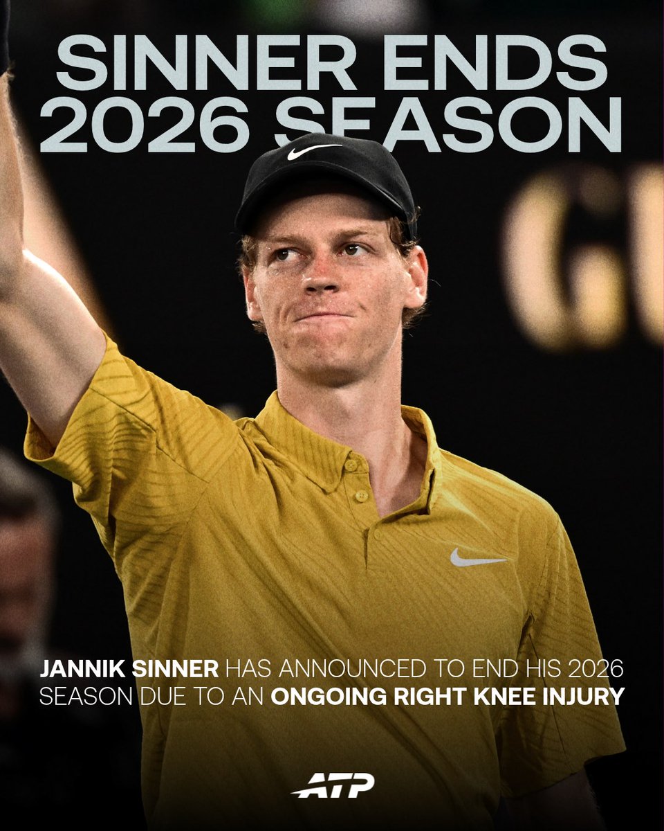 atptour's tweet photo. Hope to see you in 2027, Jannik 🥹

@janniksin https://t.co/v1K5yyVvIo