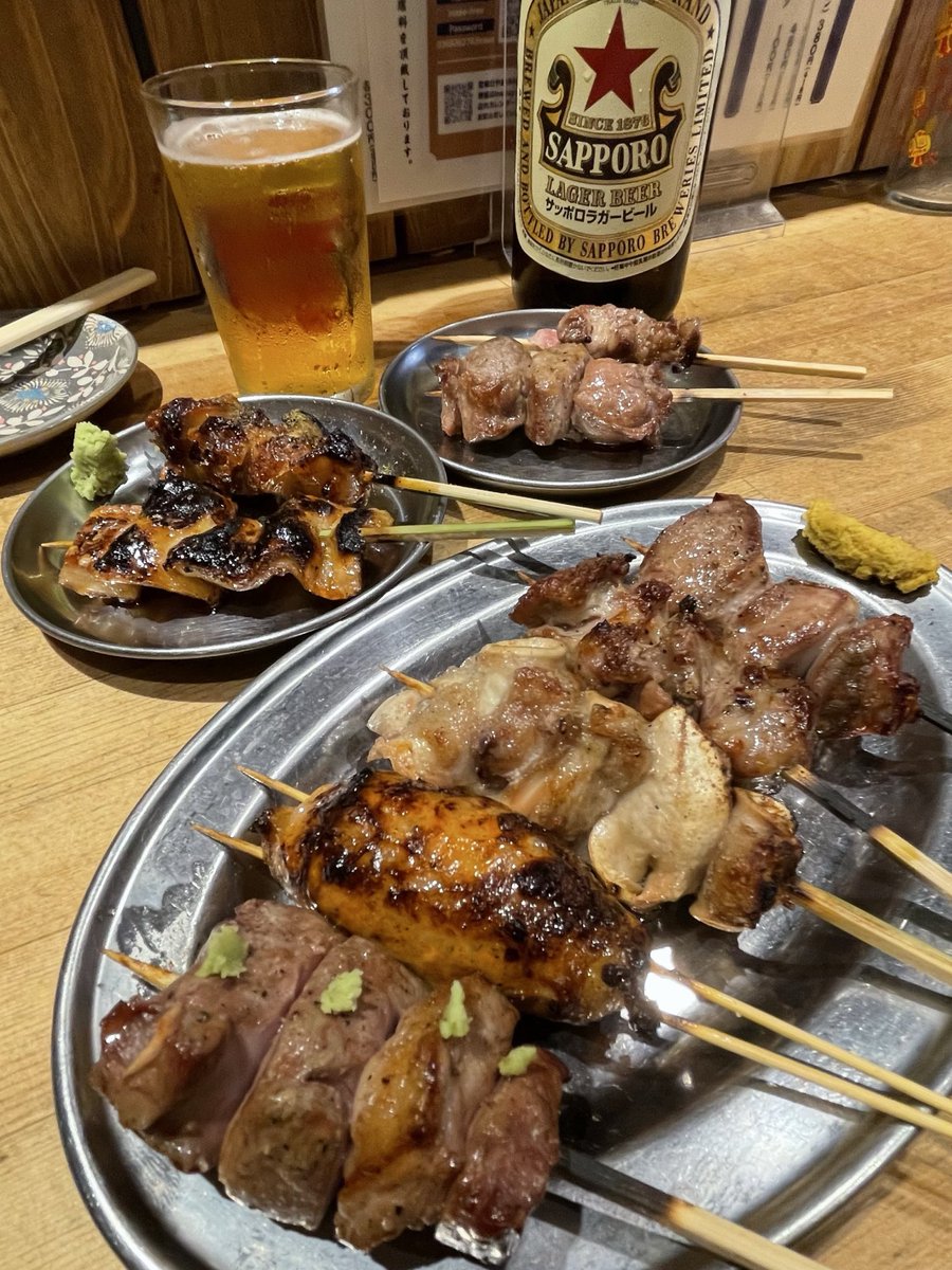Masa43628's tweet photo. もつ焼き大盛りに瓶ビール🍻✨ https://t.co/3yzvBVmTx9