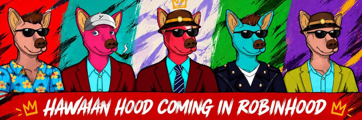 onchaincomms's tweet photo. gladly announcing our collaboration with @hawaianhood

-supply 1000
-Free Mint 
-Robinhood

requirements:

-Follow: @hawaianhood &amp; @onchaincomms 
-Like &amp; retweet
-drop evm wallet

ends in 12hrs... https://t.co/mAKZrl2te0