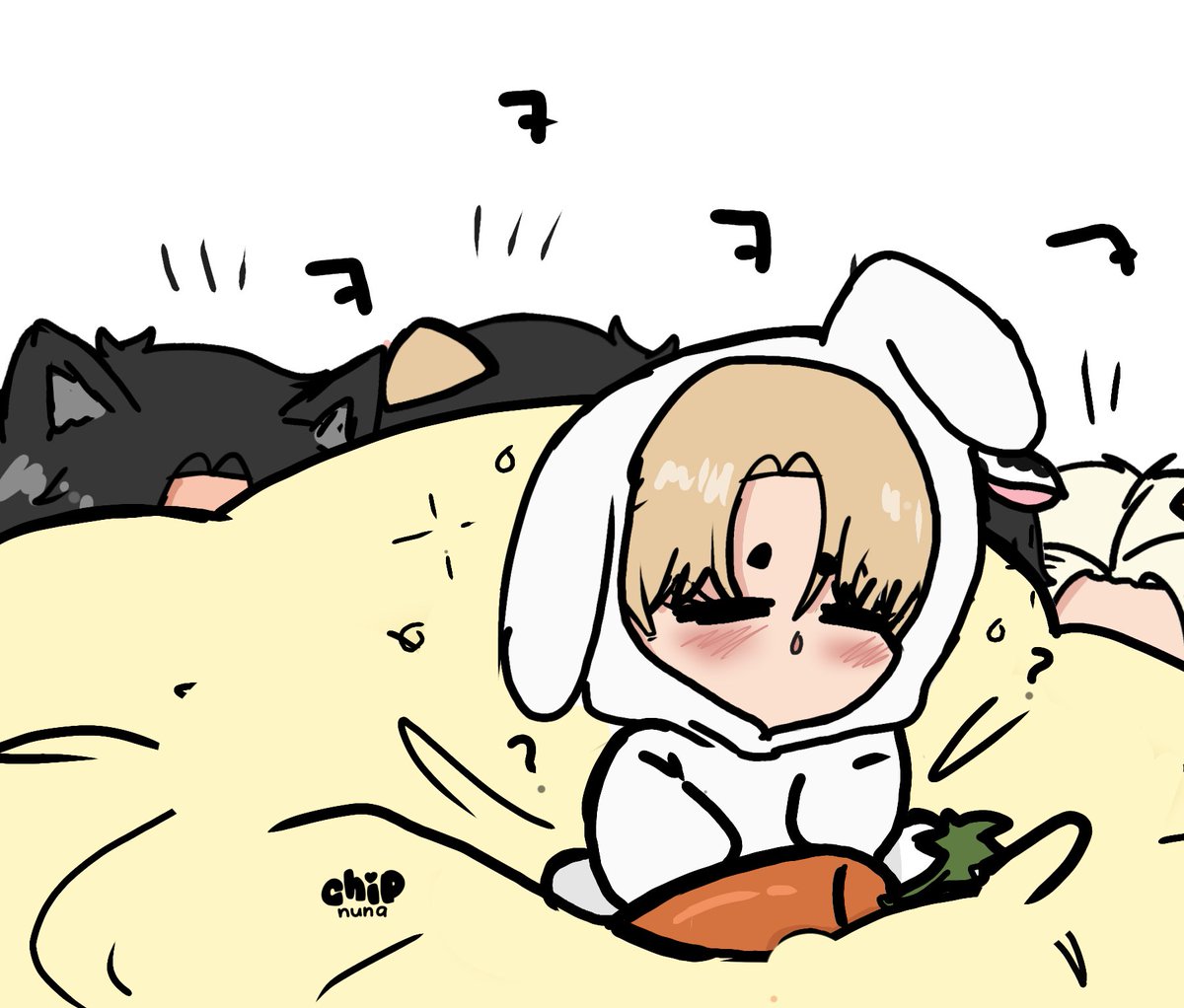 chipnuna's tweet photo. 🐰 vs 🐯🦁🐺🐮 ; that one eps of tmap wkwk

@treasuremembers https://t.co/OZUhE4D3gV