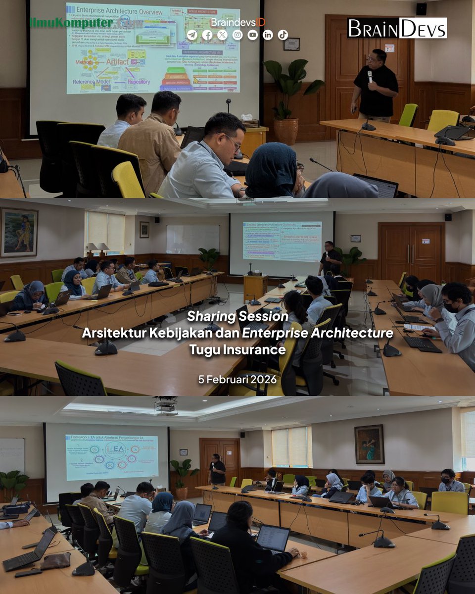 Braindevsid's tweet photo. Kolaborasi antara kebijakan organisasi dan teknologi menjadi salah satu faktor penting dalam membangun tata kelola yang adaptif menghadapi perubahan. https://t.co/iKfV6ZHJPd