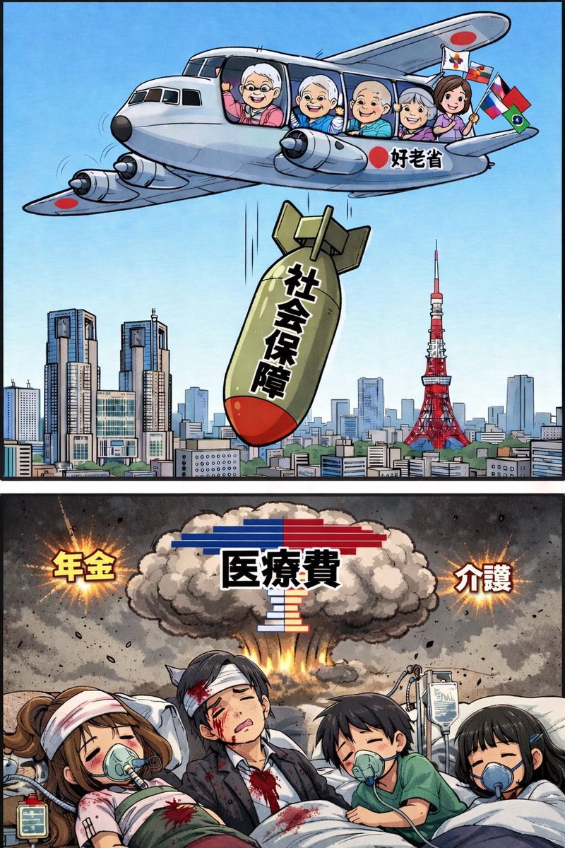 ZUEK1_TV's tweet photo. 社会保障爆弾で若者56してる老人共が何言ってんだよ https://t.co/HjckFrnDyo