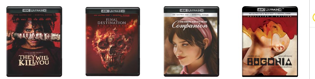Wario64's tweet photo. Sinners (4K UHD) is free if you add 2 copies on Prime https://t.co/vKrqXka4C8  #ad 

Add these for free too (must be ordered in even quantity numbers):

Companion https://t.co/FRYDb76lca
Final Destination: Bloodlines https://t.co/9jnivgFGS2
Bugonia  https://t.co/EXJPn0IWsQ
They Will Klll You https://t.co/XfwYgED6dU

Try other movies here: https://t.co/wDwSbWjXzT