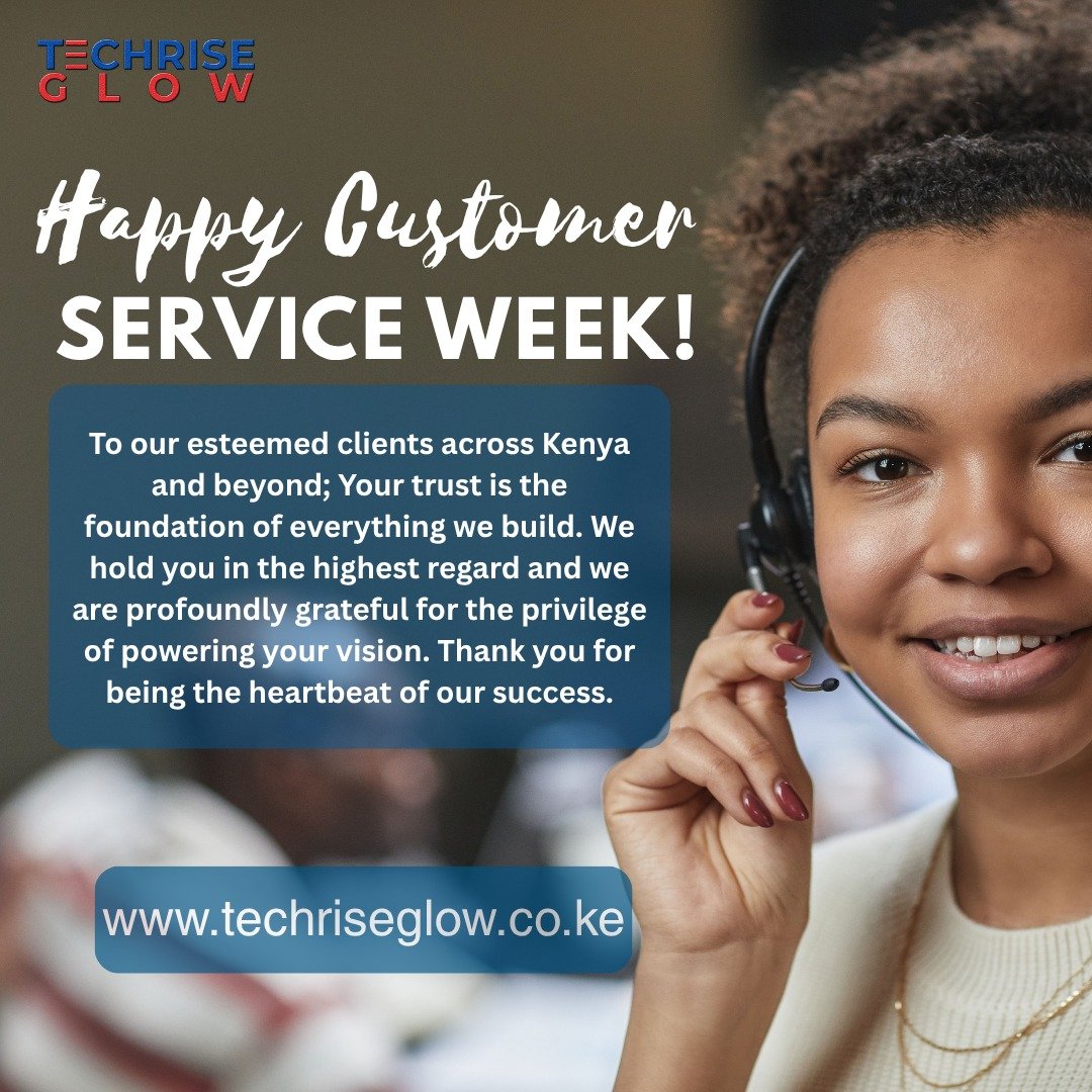tech__glow's tweet photo. At TechRise Glow Limited, you are the heart of everything we do. Thank you for trusting us, standing with us, and partnering with us all these years. Your support inspires us daily.
Here's to growing and glowing together!
#HappyCustomerServiceWeek https://t.co/9RbNGjsoWi