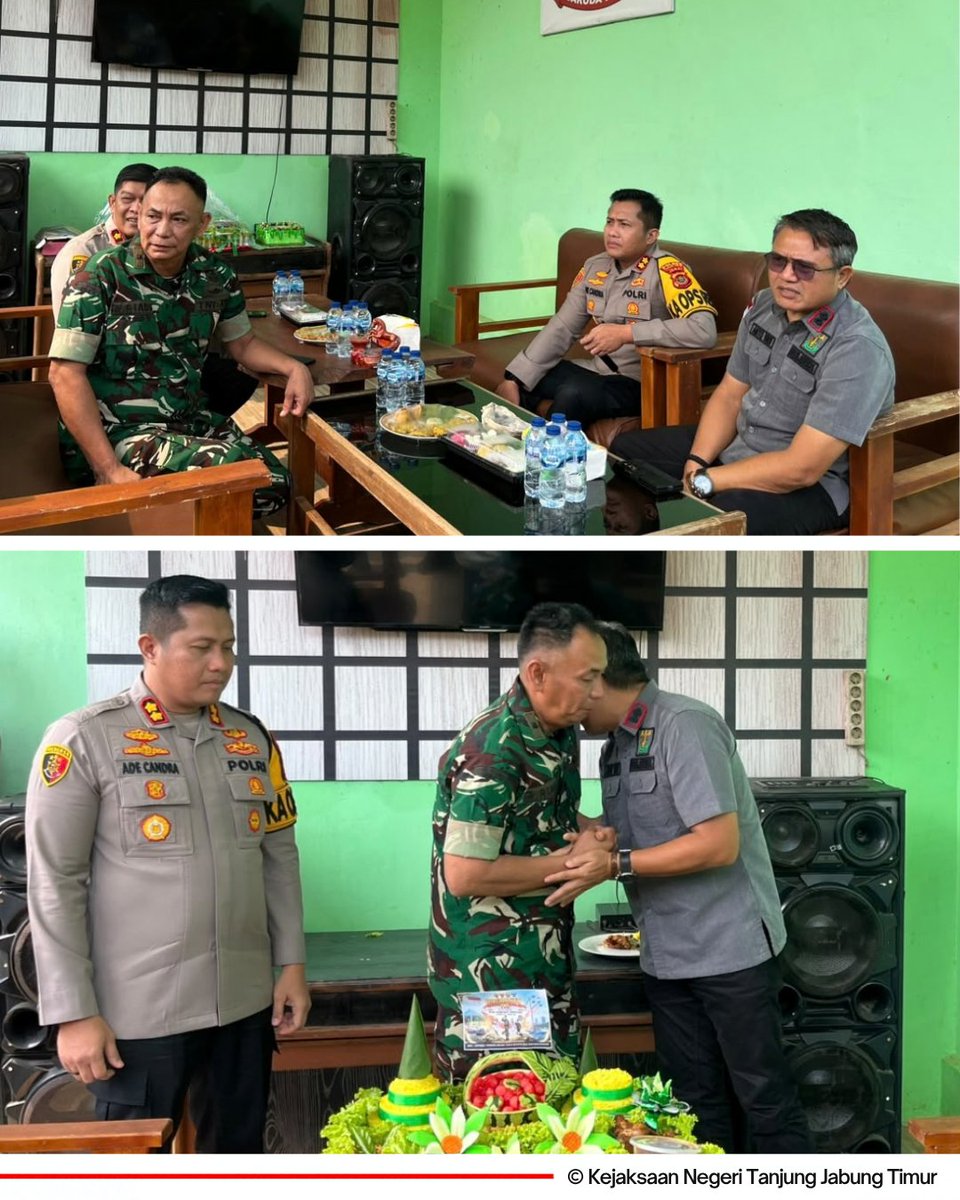 KejariTanjabTim's tweet photo. Kepala Kejaksaan Negeri Tanjung Jabung Timur Anto Widi Nugroho, S.H., M.H. beserta jajaran mengucapkan Selamat Hari Ulang Tahun ke-81 Tentara Nasional Indonesia, 05 Oktober 2026. “TNI Modern Bersama Rakyat, Siap Mengawal Indonesia Maju.” https://t.co/uBa9JFhBlQ