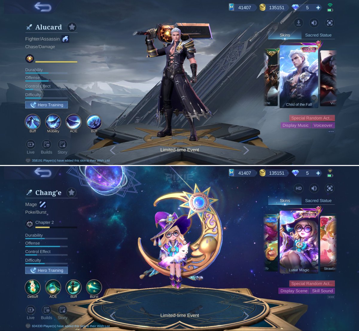 PIXIEGAMEMLBB's tweet photo. Aspirant 5.0 — 5 Luckybox Skins Confirmed

5 Luckybox skins have been confirmed to be included in the Aspirant 5.0 Prize Pool:

Fanny — Skylark
Chang’e — Lunar Magic
Alucard — Child of the Fall
Karrie — Hawkwatch
Franco — Valhalla Ruler

-

#mlbb #mobilelegends https://t.co/FqnSBYGBSz