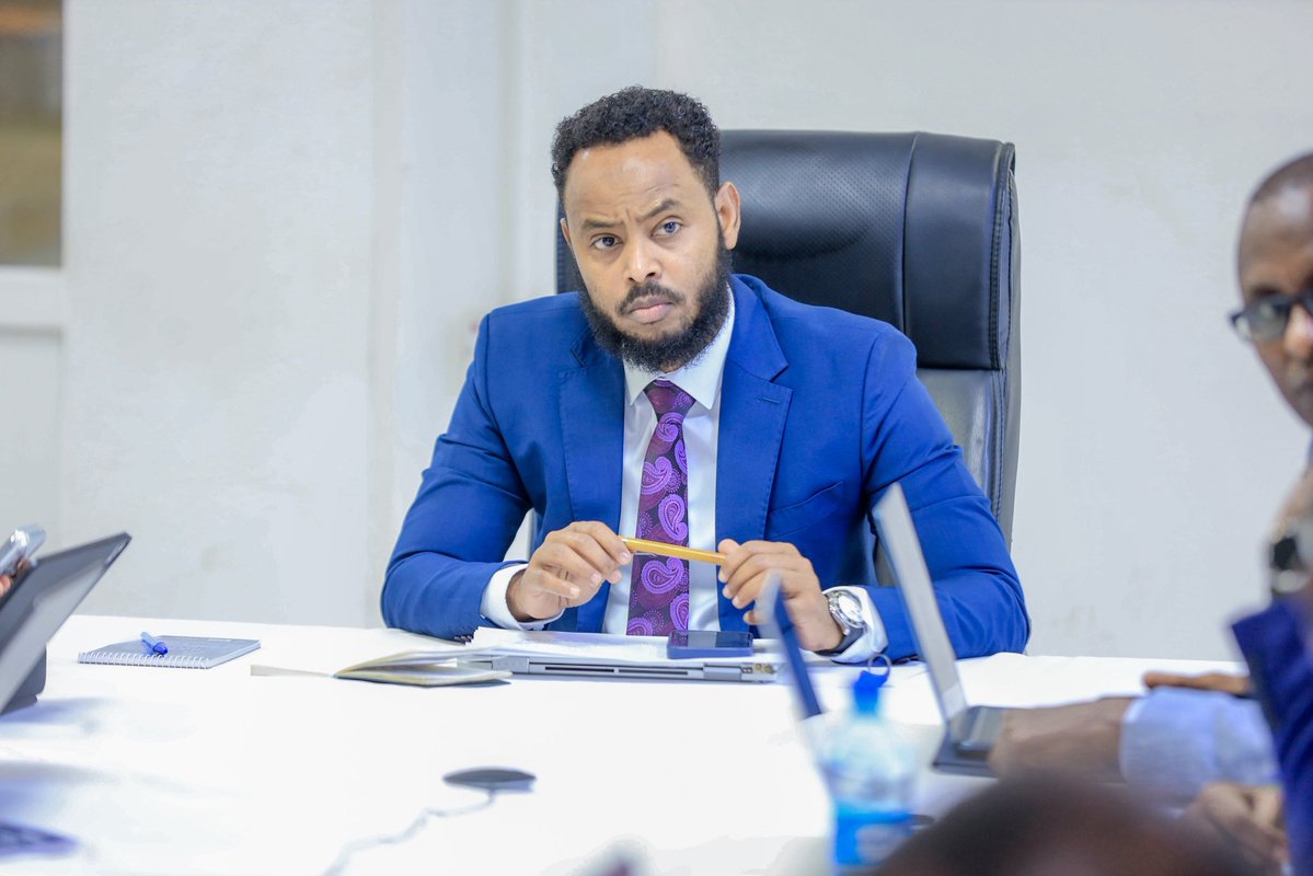 MoIFARSomalia's tweet photo. At today’s monthly Security and Stabilisation Community of Interest meeting, chaired by the Director General of the Ministry of Interior, Federal Affairs and Reconciliation, Abdulkadir Elmi Ali, government institutions and international partners reviewed developments across the security, stabilisation and humanitarian sectors.